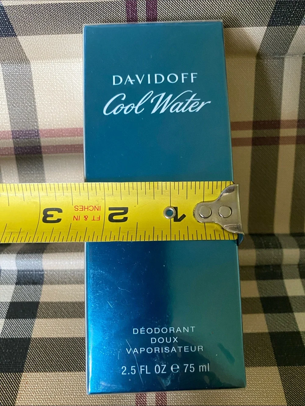 Davidoff Cool Water Mild Deodorant Natural Spray 75 MLSealed Not Returnable